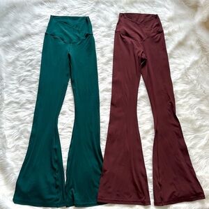 Two Pairs or Aerie Crossover Flare Leggings